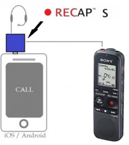record cell phone calls with digital voice recorder