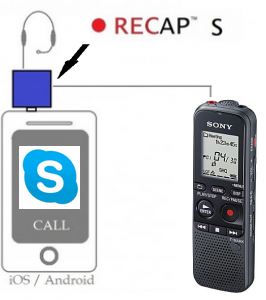 record skype calls digital voice recorder